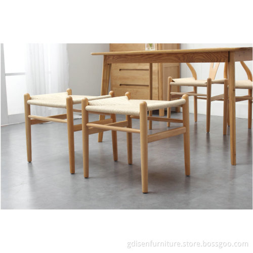 High quality modern natural CH53 wooden stool